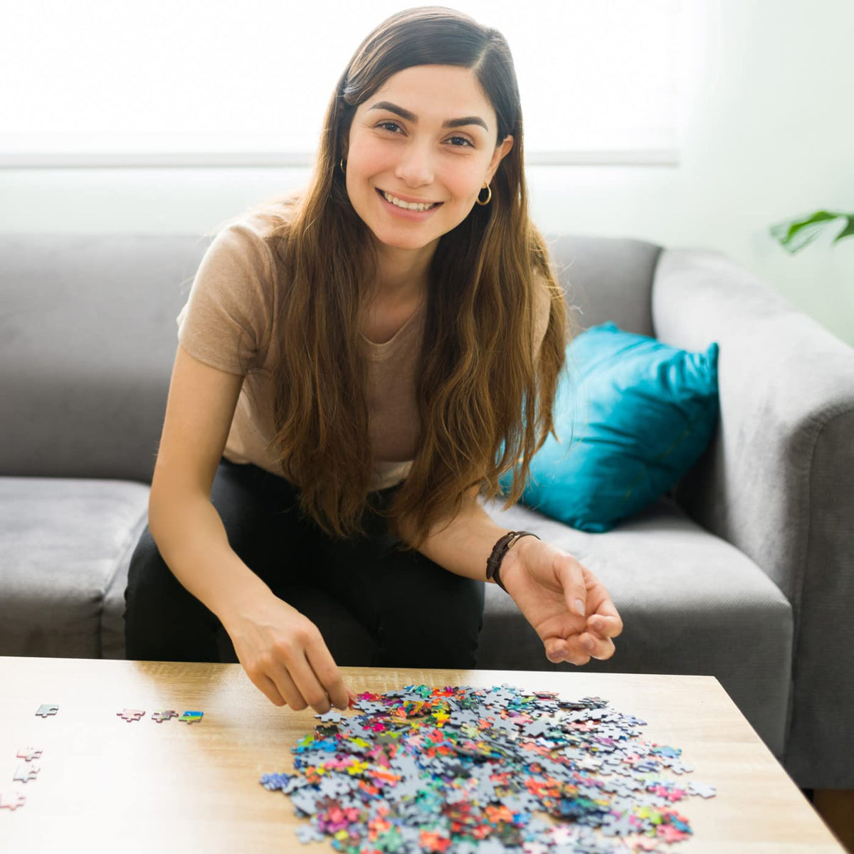 MasterPieces eco-friendly soy-based inks and packaging for sustainable puzzling.