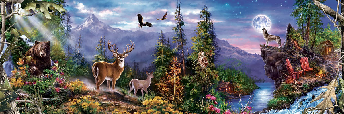 MasterPieces Realtree panoramic final assembly view highlighting the 13x39 layout.