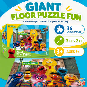 Masterpieces Sesame Street Best Friends 36pc puzzle durable pieces for repeated use
