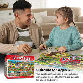 MasterPieces thick interlocking pieces ensure sturdy fit and satisfying feel