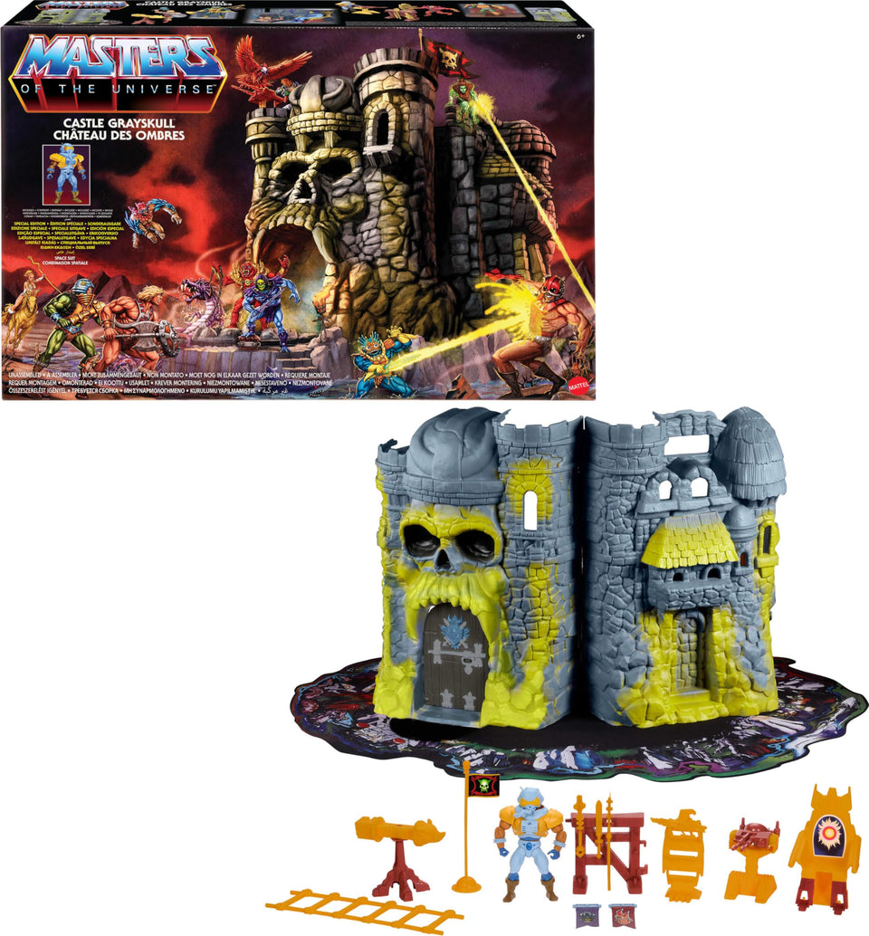 Masters of the Universe Castle Grayskull front view for display and battles