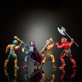 Masters of the Universe exclusive Goat Man figure adds collector appeal.