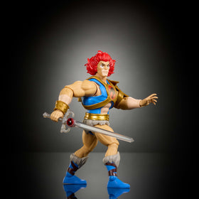 Lion-O two interchangeable hair looks for varying character cues by Masters of the Universe.