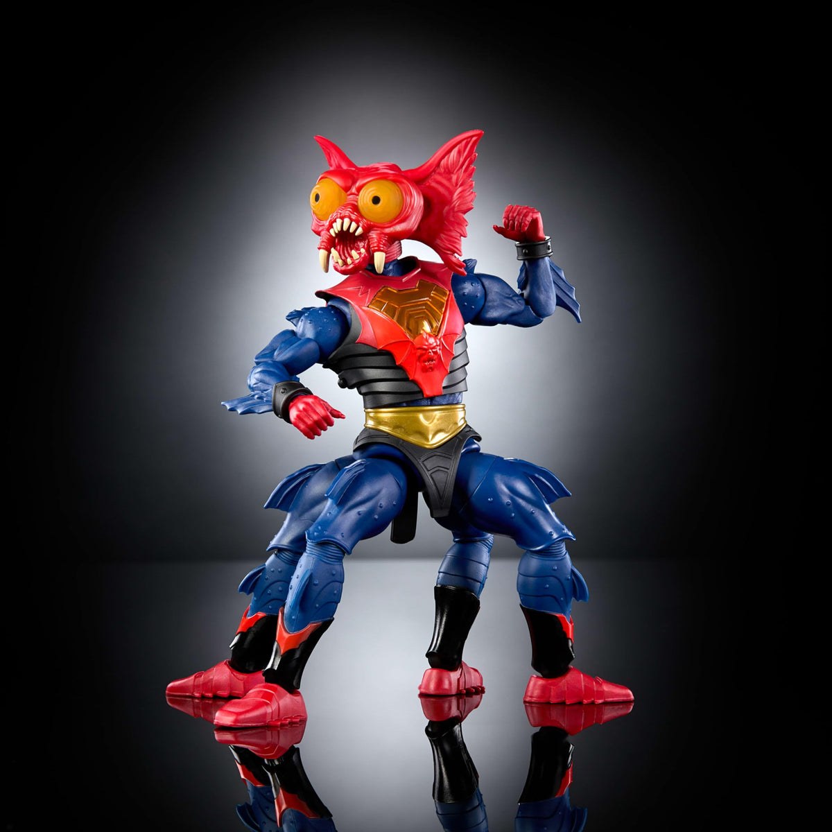 Masters of the Universe Mantenna two glass eyes with extenders enhance iconic look