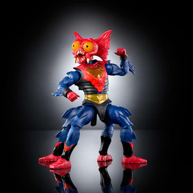 Masters of the Universe Mantenna two glass eyes with extenders enhance iconic look