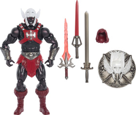 Masters of the Universe Masterverse Anti-Eternia He-Man figure in an action pose for display.