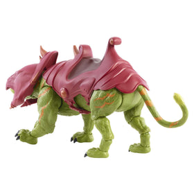 Masters of the Universe Masterverse Battle Cat packaging and display-ready presentation.