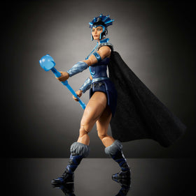 Masters of the Universe Evil-Lyn articulation details enabling expressive poses.