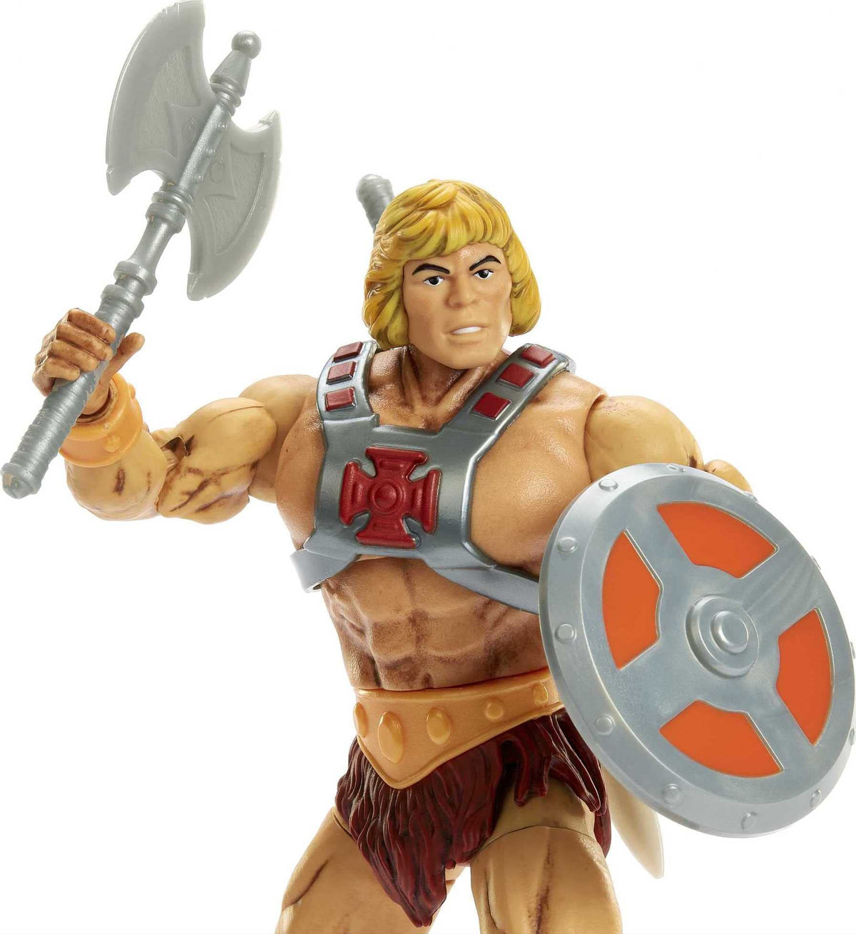 He-Man accessories include sword shield and axe for dynamic poses
