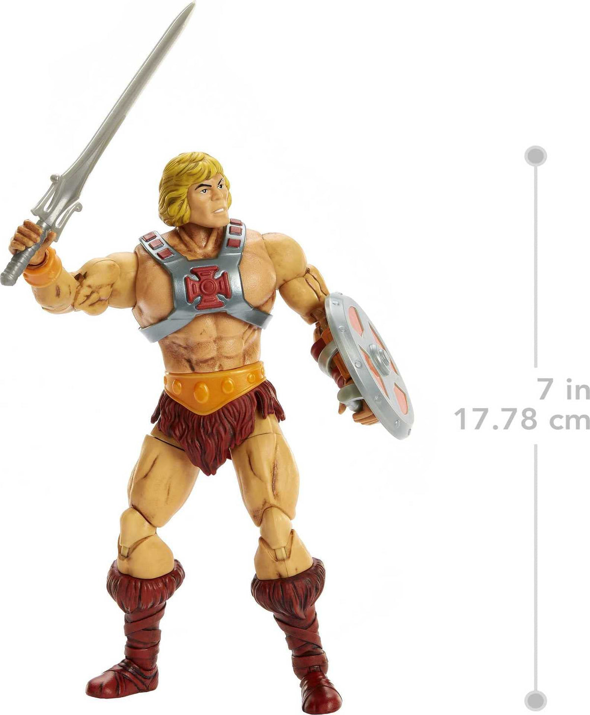 He-Man armor detail showcases vintage-inspired textures for collectors