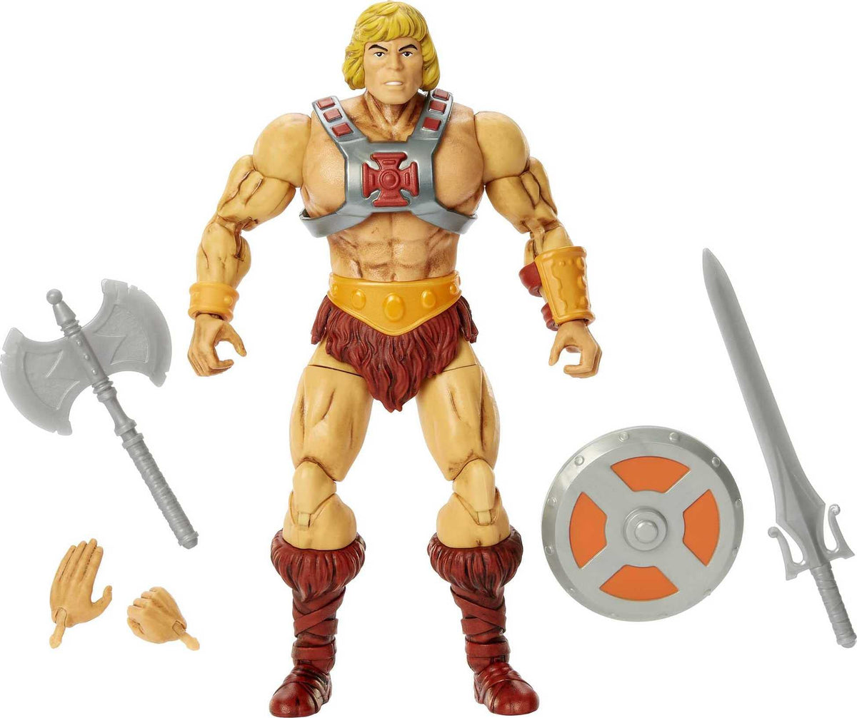 Masters of the Universe Masterverse He-Man front view figure ideal for display