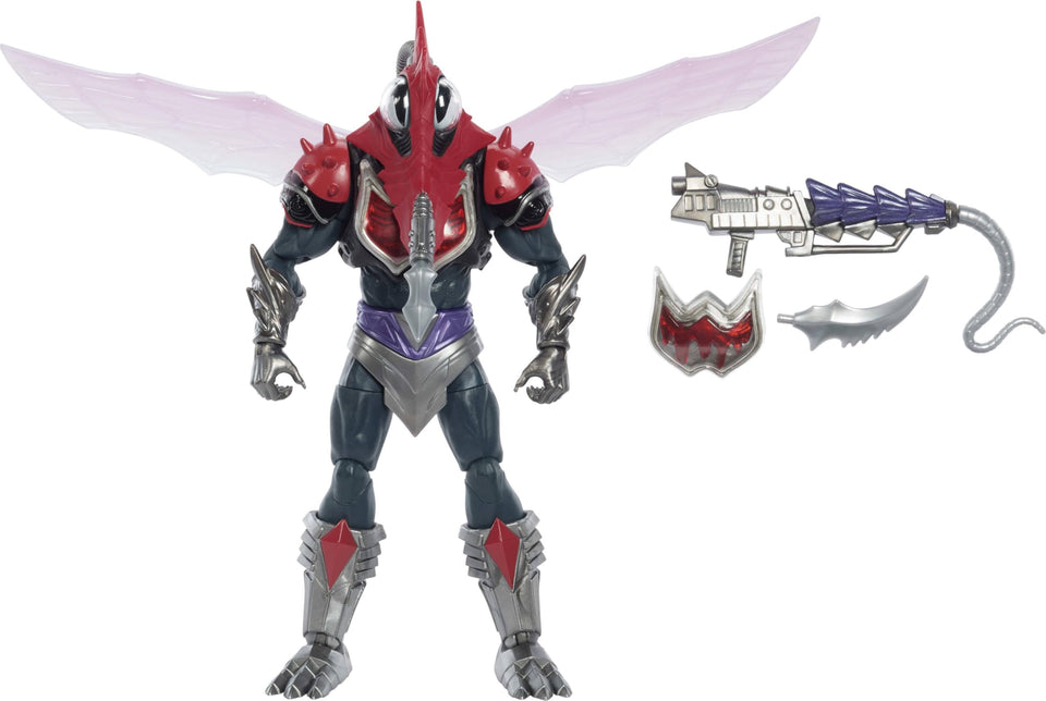 Masters of the Universe Mosquitor masterverse 7-inch figure showcases premium sculpt and poseability.
