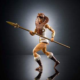 Teela with removable cobra hood for customizable armor looks.