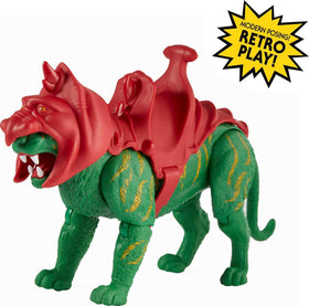 Masters of the Universe Origins Battle Cat poseable joints for dynamic storytelling.