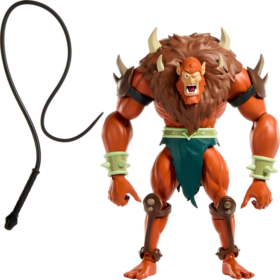 Masters of the Universe Origins Beast Man front view figure for nostalgic display