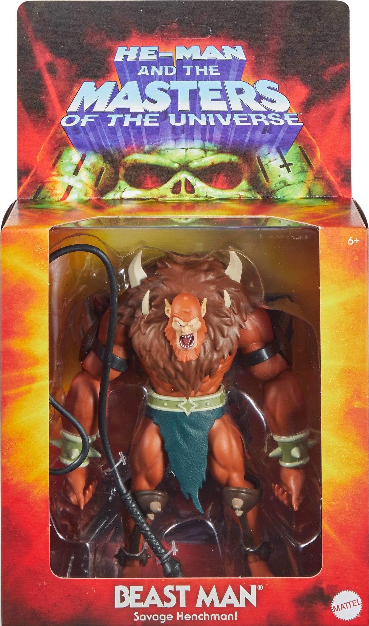 Beast Man deluxe with whip accessory for dynamic battle poses and imaginative play