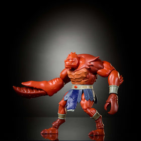Masters of the Universe Origins Clawful deluxe figure articulation demo shows poseability on 16 points.