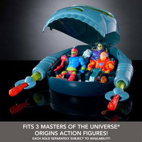 Skeletor throne seat detail enhances iconic villain display