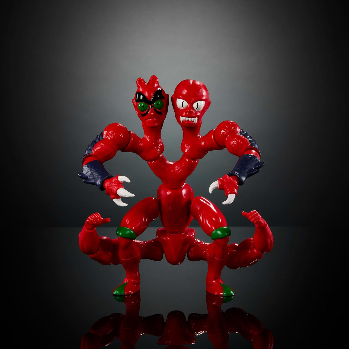 Modulok Deluxe figure in dynamic pose for action and display