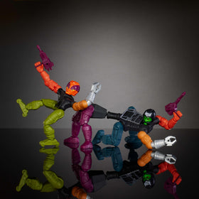 Masters of the Universe Origins Multi-Bot 5.8-inch figure fits with many MOTU Origins figures.