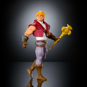 Origins Prince Adam ready for display on a collectors shelf.