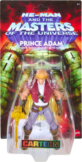 Prince Adam holding the scepter in a collectible pose for fans.
