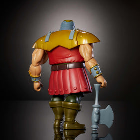 Masters of the Universe Origins Ram Man deluxe articulation close-up, 16 points for versatile poses