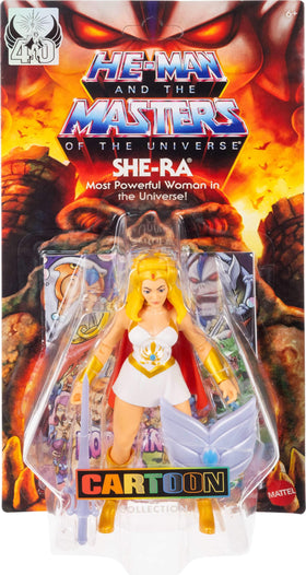 She-Ra battle gear highlights nostalgic battle-wear for display and imaginative play.