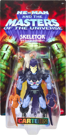 Skeletor Origins staff with ram head, iconic weapon for display and play