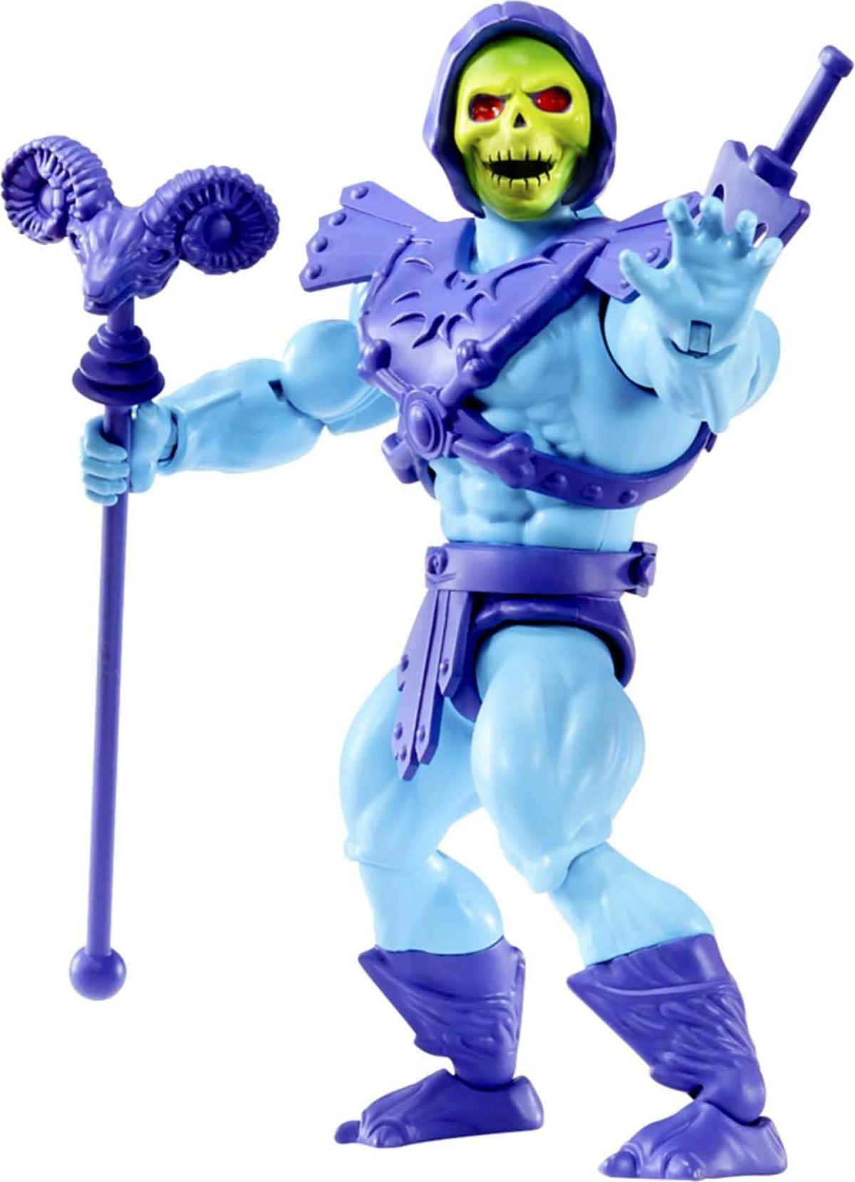 Skeletor sword included for dynamic posing and displays.