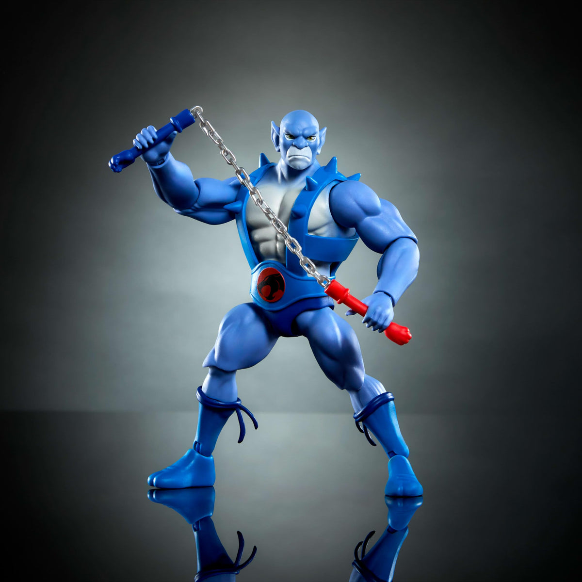 Nunchaku included with Panthro for versatile display and poses