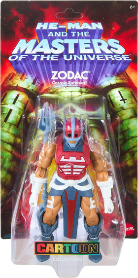 Two-headed staff accessory enhances Zodak's storytelling poses and display options.