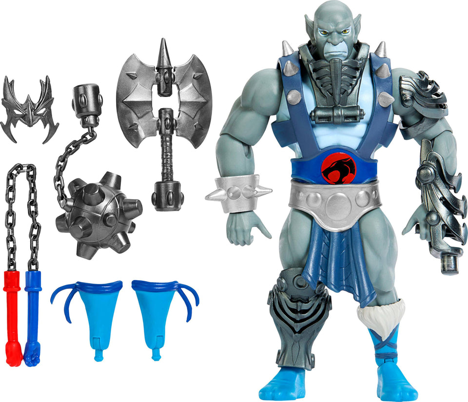 Masters of the Universe Panthro crossover figure with dynamic pose options.