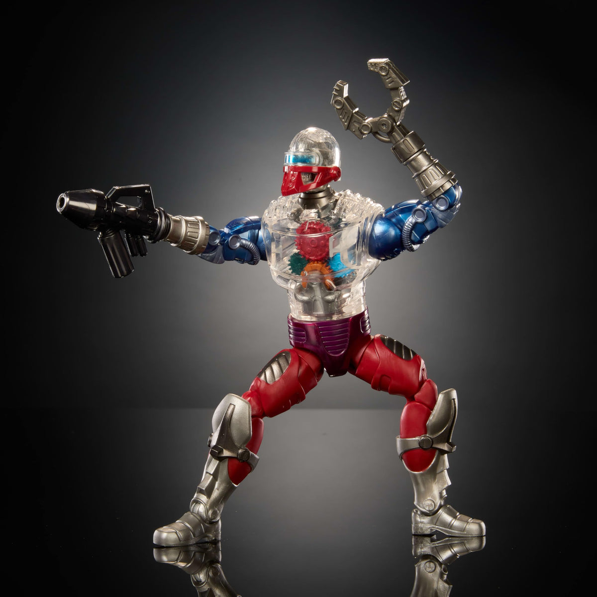Masters of the Universe Roboto alternate helmet mask option.