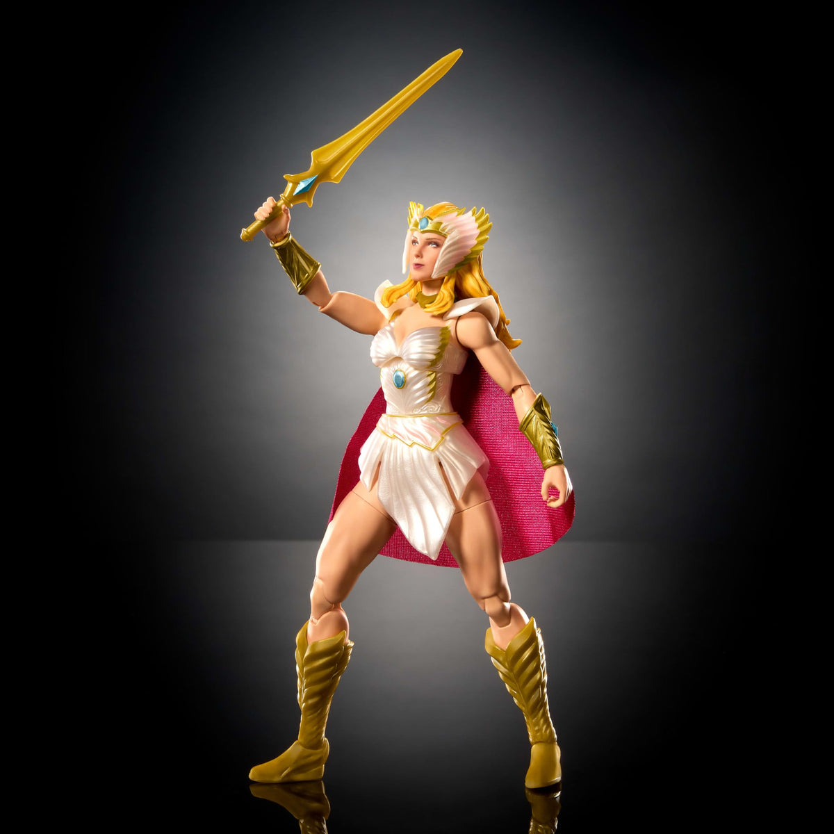 Masters of the Universe She-Ra with shield and sword for heroic display