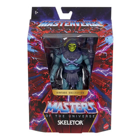 Skeletor with iconic weapons highlighting detailed sculpting and poseability.
