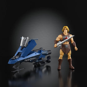 Sky Sled windshield lifts to access blaster storage for imaginative missions.