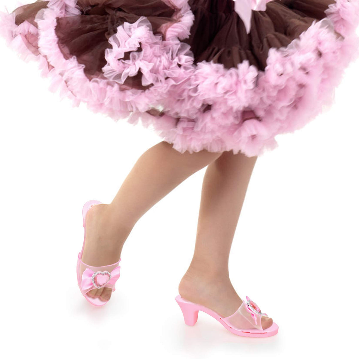 Mastom shoes worn during all-day pretend play boost role-play confidence.