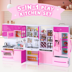 Mastom Kitchen Playset sink with faucet for dishwashing role-play