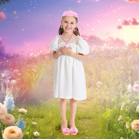 Mastom Princess crowns with feathers and gems for sparkling pretend adventures