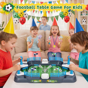 Mastom soccer board game portable snap-fit assembly for easy setup