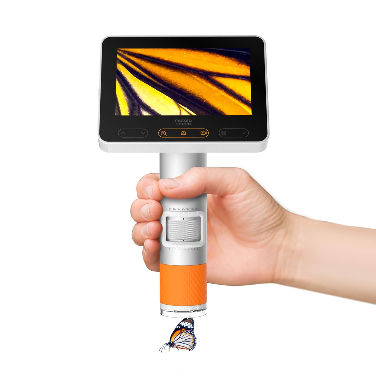 MatataStudio MX2-A handheld microscope for on-the-go learning and field exploration.