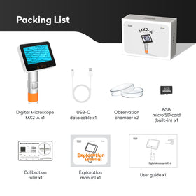 Includes USB-C cable, storage bag, and accessories for ready use.