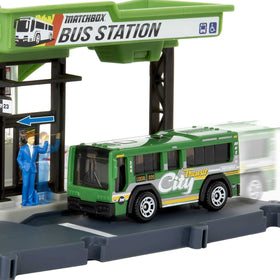 Matchbox Action Drivers bus included for immediate play and on-the-go fun.