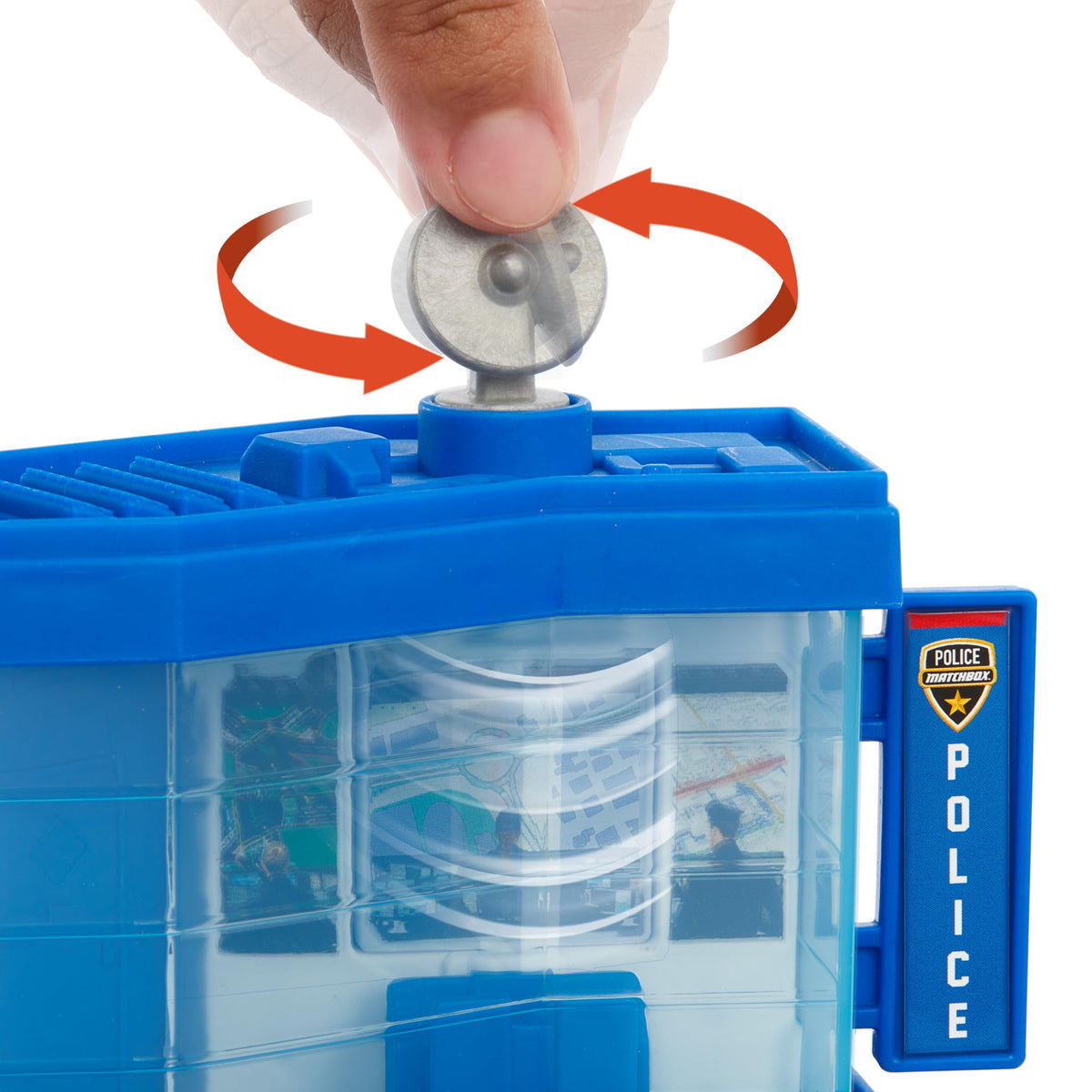 Matchbox control tower and satellite display highlighting real-time traffic updates during play.