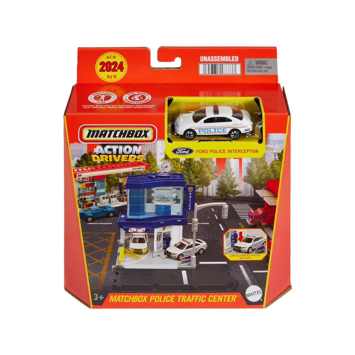 Matchbox compatibility with other sets enables expanded open-ended play.