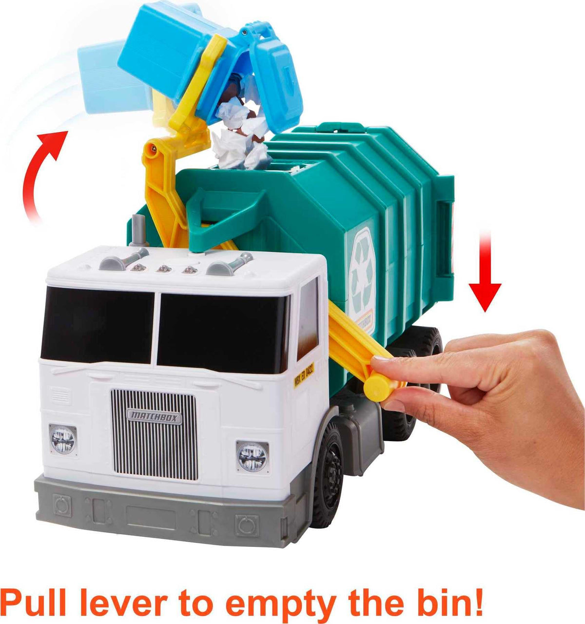 Matchbox large-scale 15-inch design supports durable indoor and outdoor action.