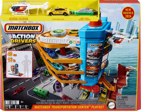 Matchbox Transportation Center 164-scale helicopter for aerial storytelling.