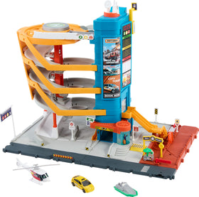 Matchbox Transportation Center five-level garage for storing vehicles.