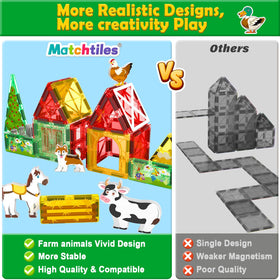 Matchtiles engages toddlers aged 3 to 5 in screen-free, creative play.
